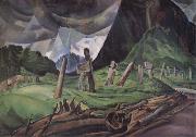 Emily Carr Vanquished oil painting